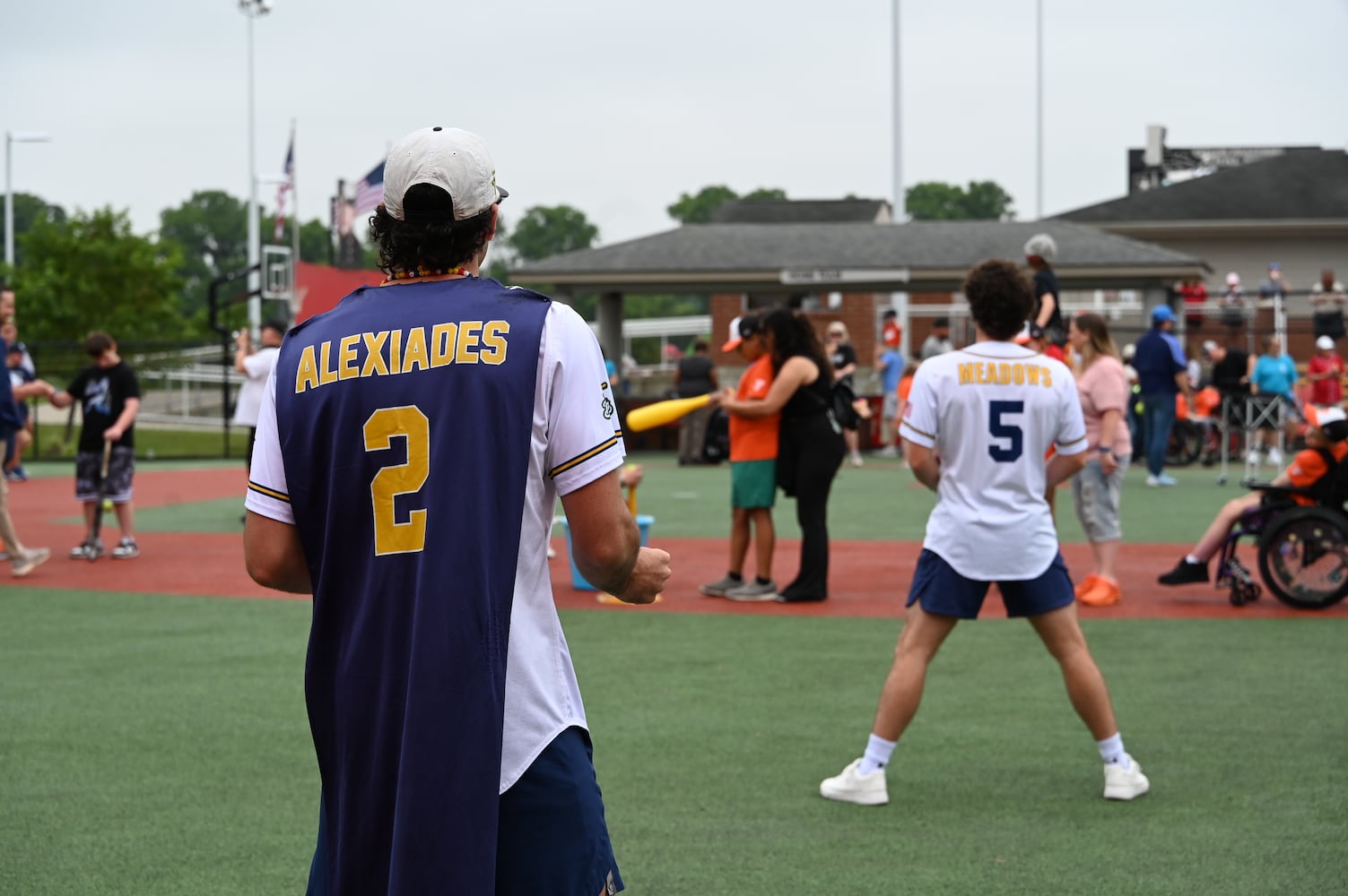 Savannah Bananas make a surprise visit to Nuxhall Miracle League in Fairfield