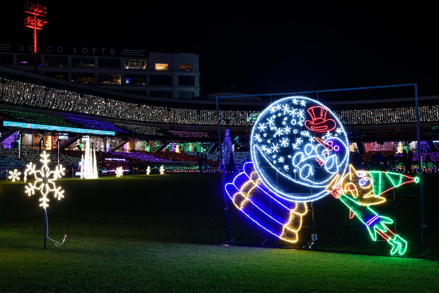 PHOTOS: Deck the Diamond at Day Air Ballpark