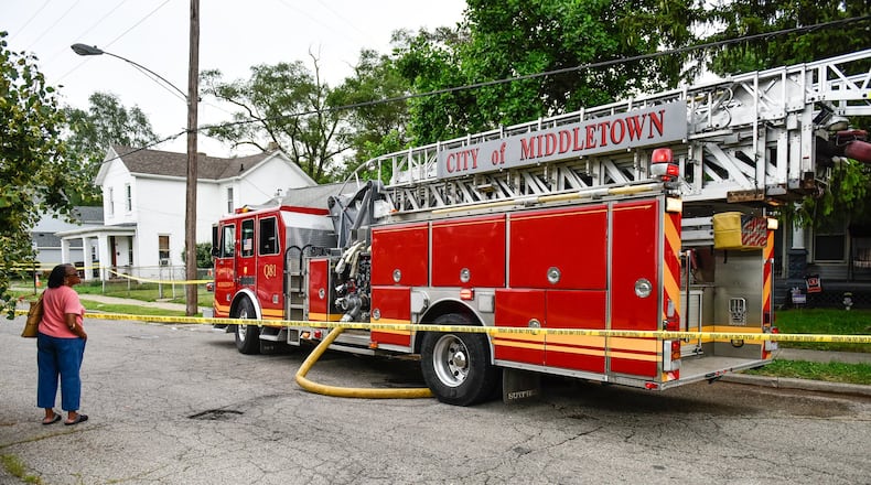 A new strategic plan for the Middletown Fire Department features eight goals, including determining locations for future fire stations and taking a closer look at staffing needs. NICK GRAHAM/STAFF