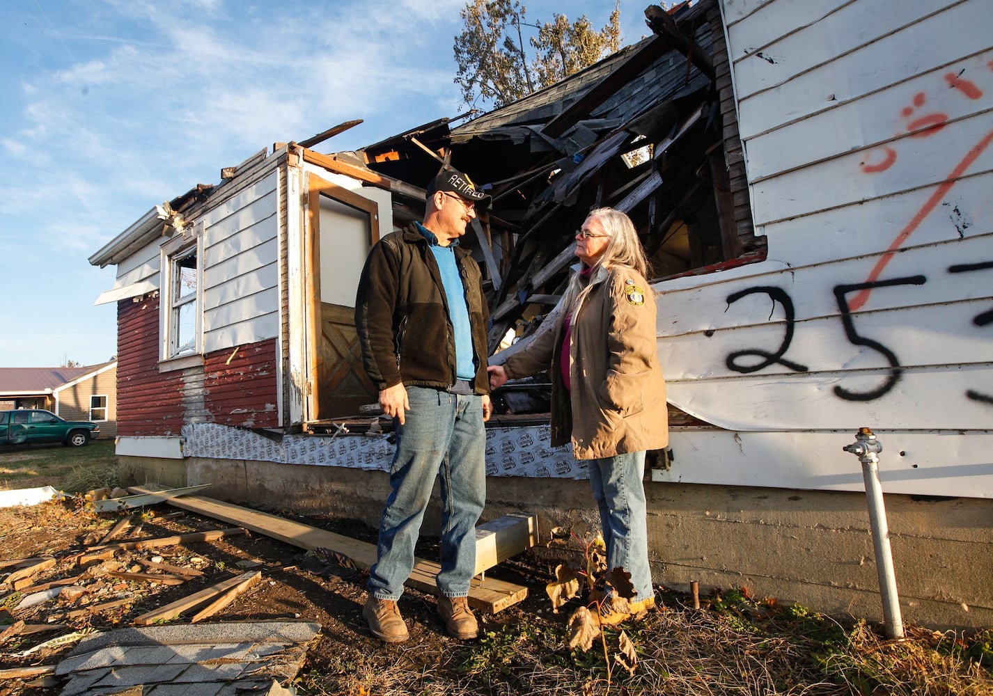 PHOTOS: Walking the path of the tornado — Old North Dayton, Northridge hit hard