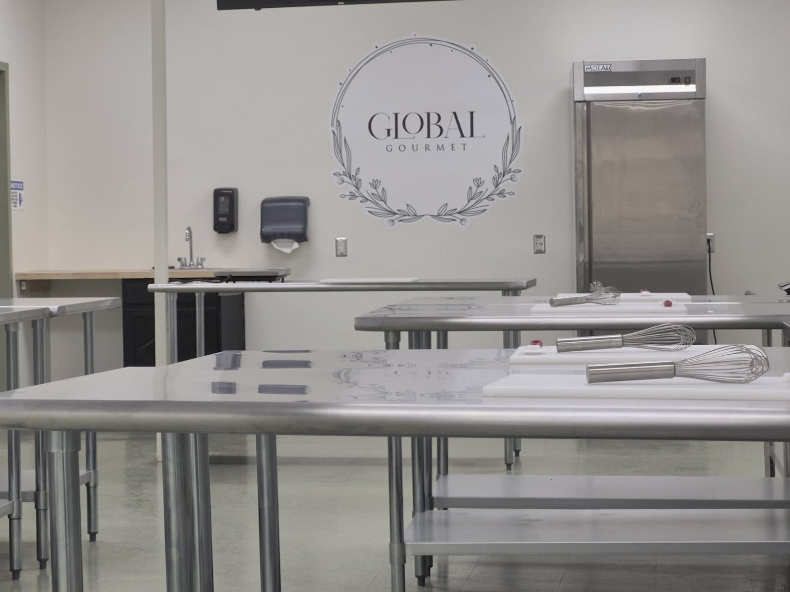 Global Gourmet offers classes for up to 24 people, and can be rented for a special date night or event. MICHAEL KURTZ / STAFF