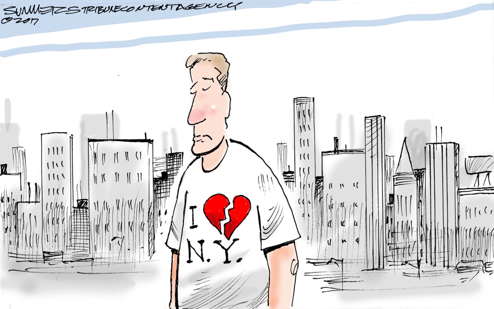 Week in cartoons: Guns, Russia, Trump and more