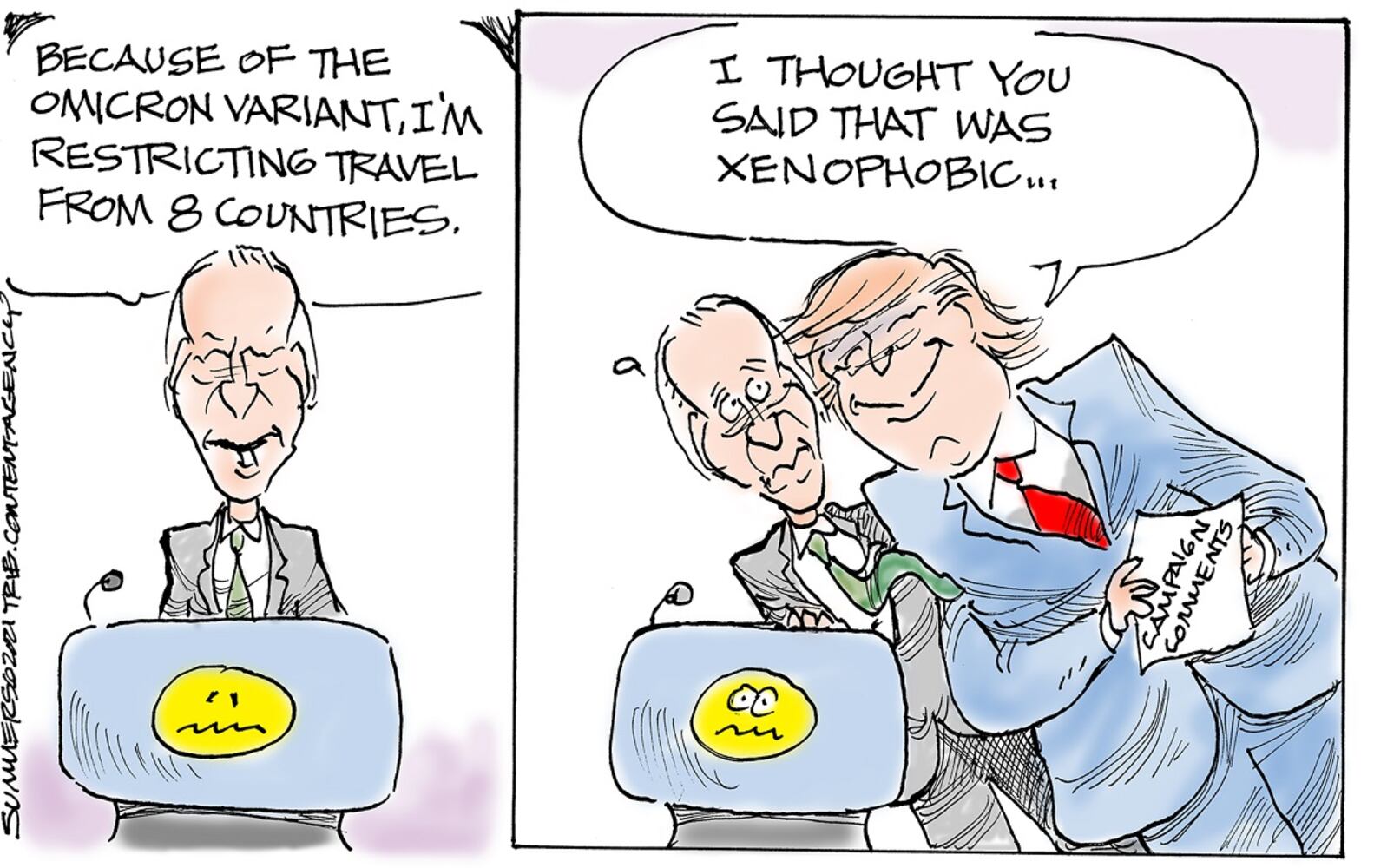 WEEK IN CARTOONS: Omicron, abortion laws and more