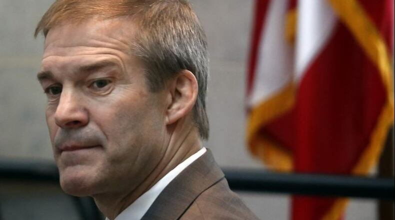 U.S. Rep. Jim Jordan R-Urbana. TOM DODGE / THE COLUMBUS DISPATCH