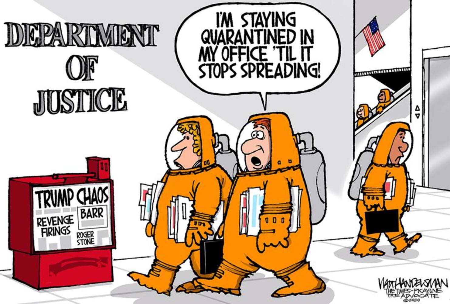 Week in cartoons: Bloomberg, Barr, pardons and more