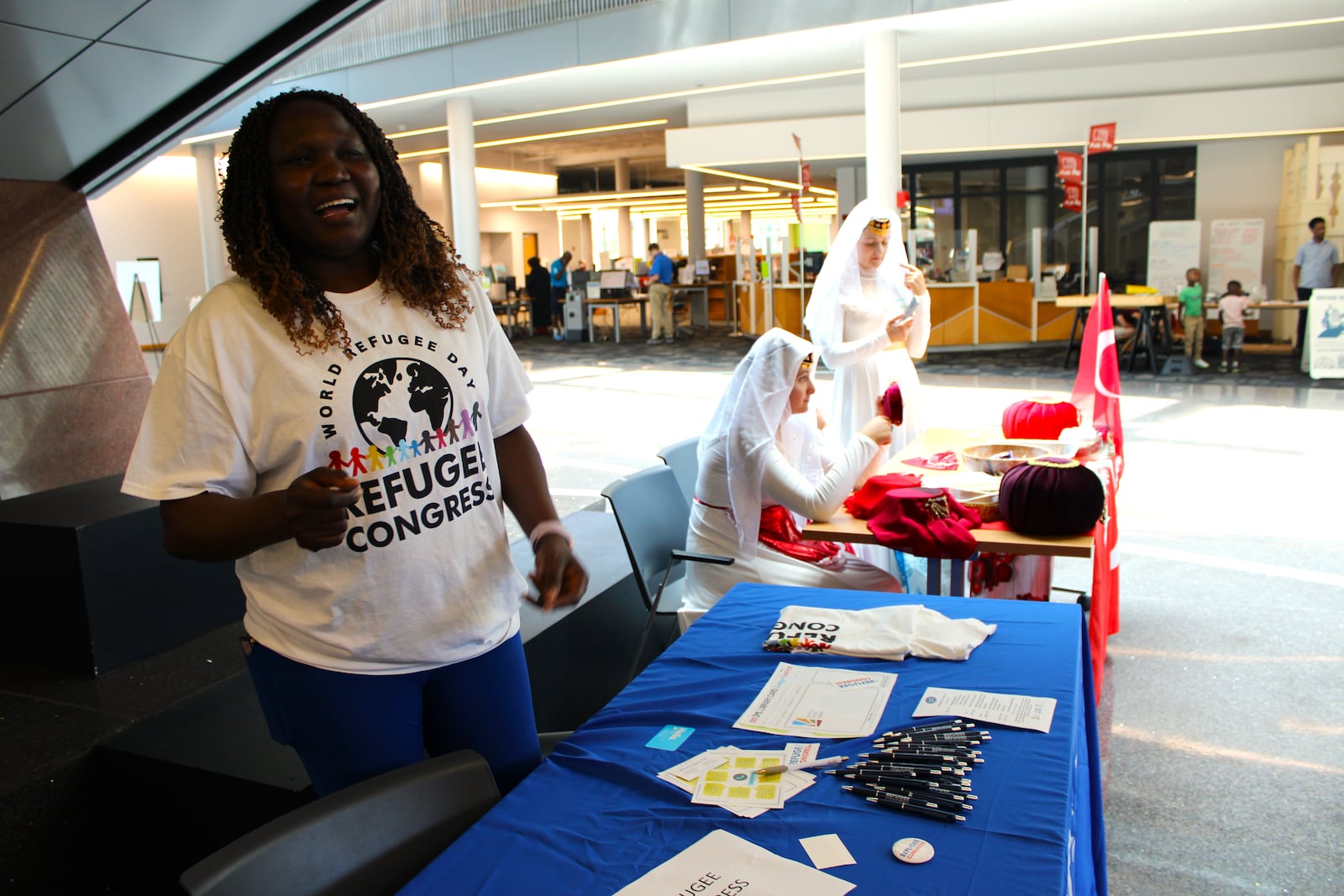 Rose Lokwang, a Dayton-area educator, serves as a delegate to the Refugee Congress.