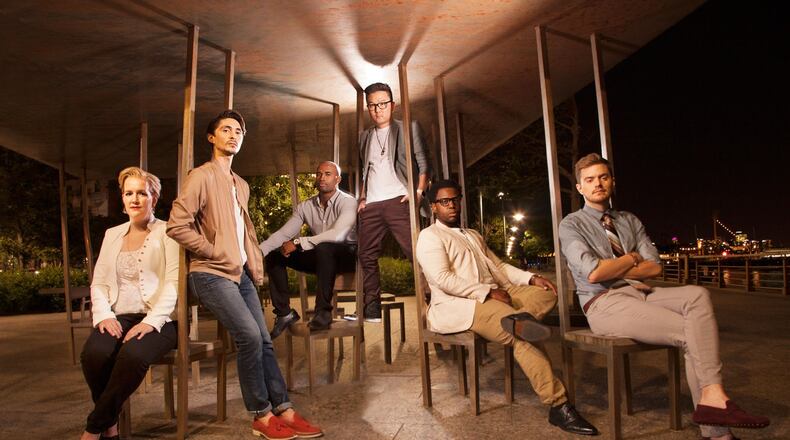 Fiercely DIY a cappella group Duwende, (left to right) Abbey Janes, Tomas Cruz, Derrick L. Hicks, Edward Chung, J. Aaron Boykin and David Lane, will perform at Fraze Pavilion in Kettering on Tuesday, June 27. CONTRIBUTED