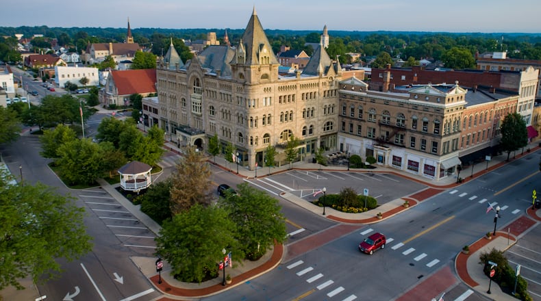 The city of Piqua today will introduce its Designated Outdoor Refreshment Area in the central business district. Photo courtesy of city of Piqua