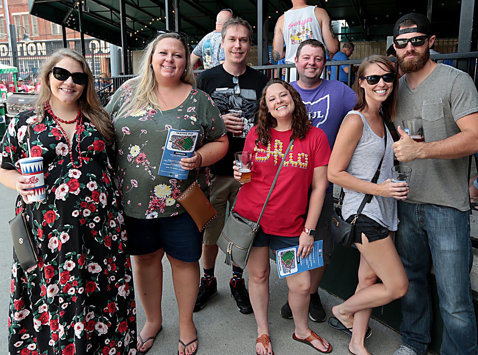 The Dayton Dragons’ 11th Annual Great American Beer Tasting, presented by Heidelberg Distributing, took place at Fifth Third Field on Saturday, Aug. 11. There were 100 beers available for sampling, the biggest number and widest variety of beers in Great American Beer Tasting history. And the backdrop of the ballpark a major bonus. E.L. HUBBARD/CONTRIBUTED
