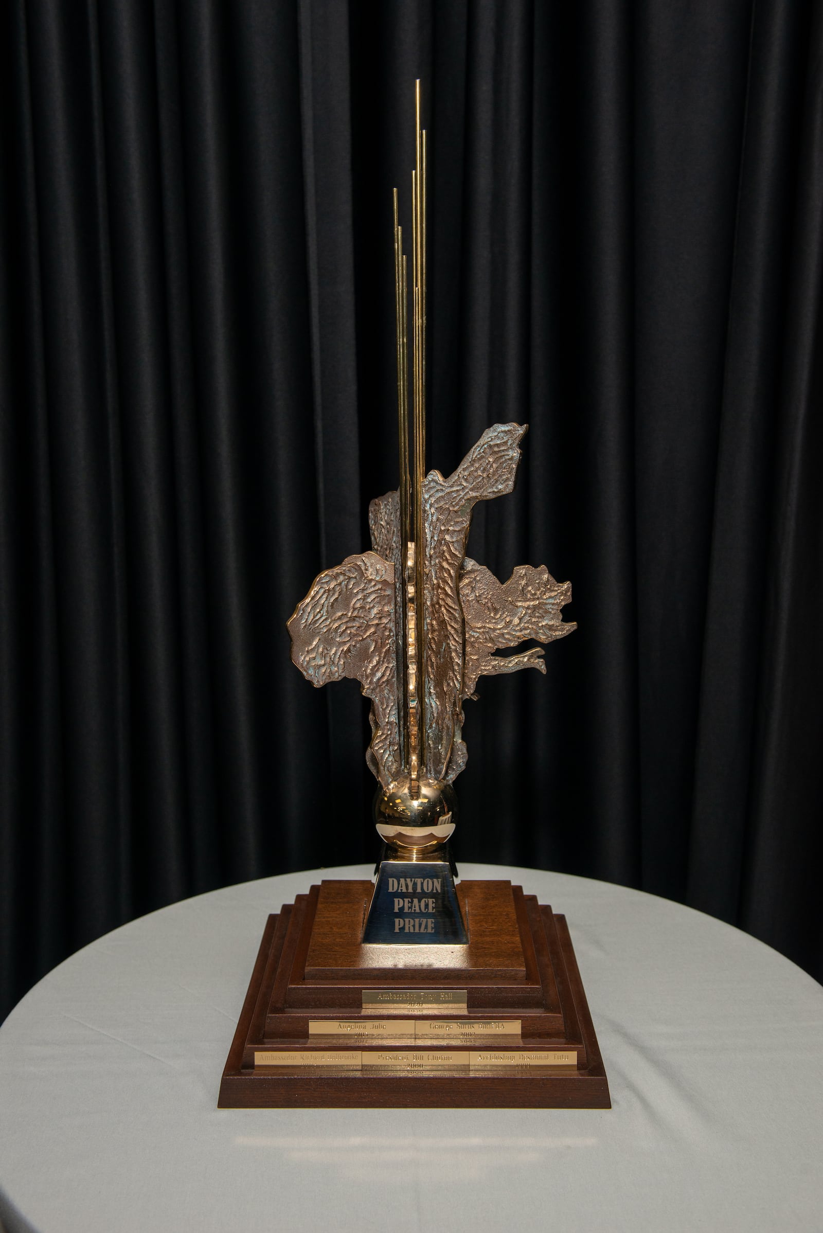 The Dayton Peace Accords sparked the creation of the Dayton Peace Prize, which recognizes individuals who have contributed to the advancement of peace and reconciliation. The Peace Prize, which has been awarded every five years or so since 2000, will be presented Nov. 15 to Nicholas Burns, the chief spokesperson for the State Department during the Dayton Peace Accords in 1995. Past recipients include Archbishop Desmond Tutu, former President Bill Clinton, and former Ambassador and Congressman Tony Hall. CONTRIBUTED