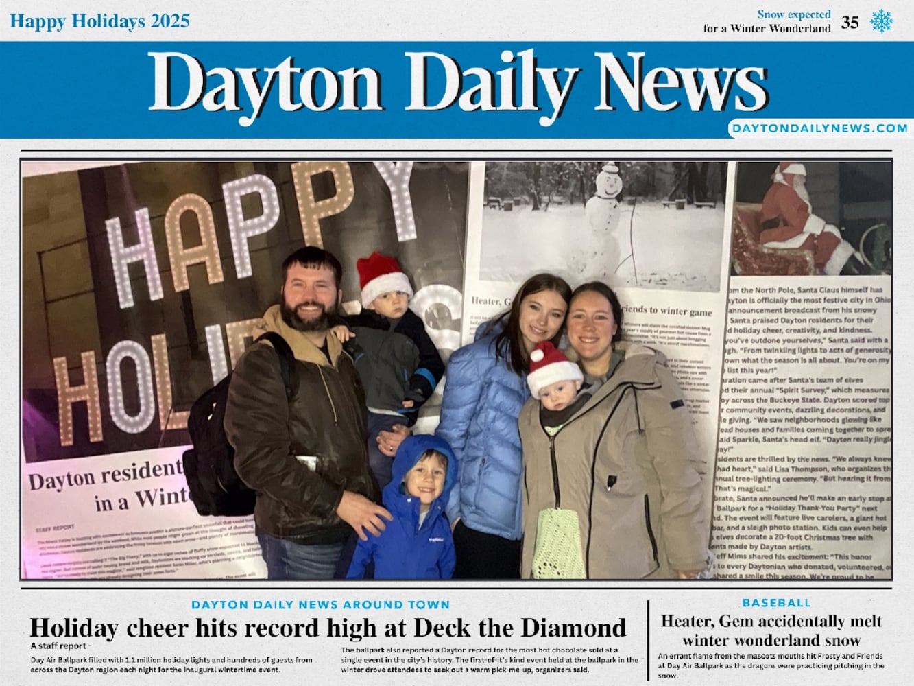 Did we spot you at Deck the Diamond?