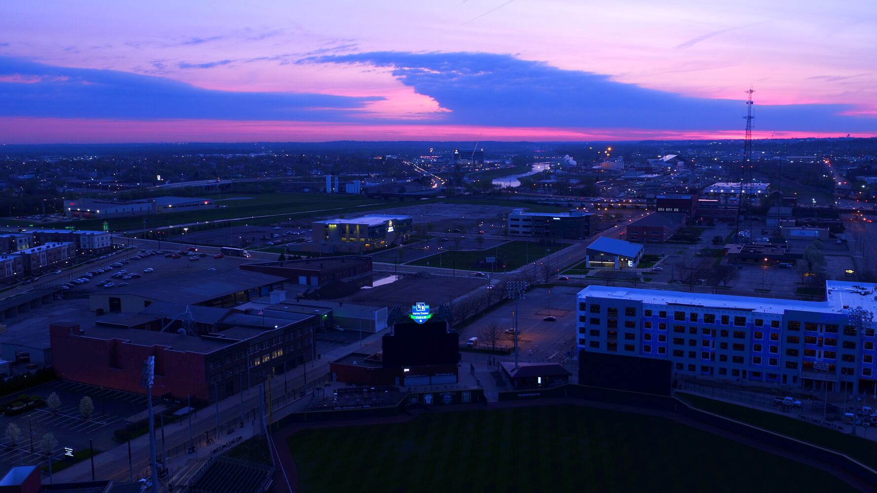 PHOTOS: Sunrise over downtown Dayton Wednesday morning