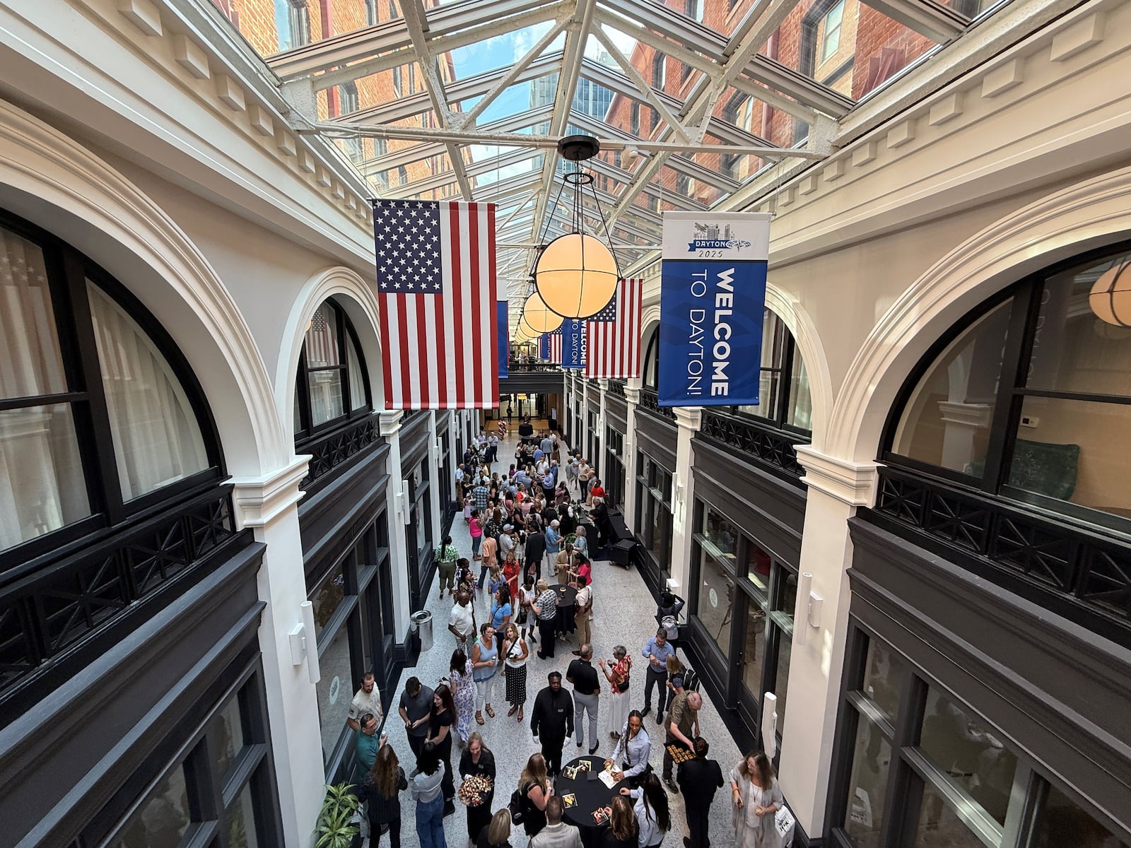 The second and final phase of the Dayton Arcade rehab project is finished. A ribbon-cutting event was held July 24, 2025 to celebrate this milestone. CORNELIUS FROLIK / STAFF