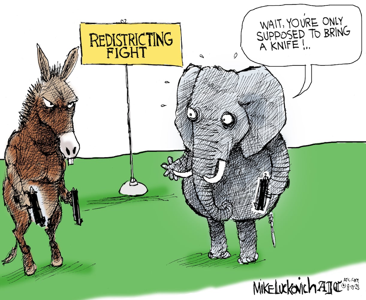 CARTOONS: Mike Luckovich, Aug. 17, 2025