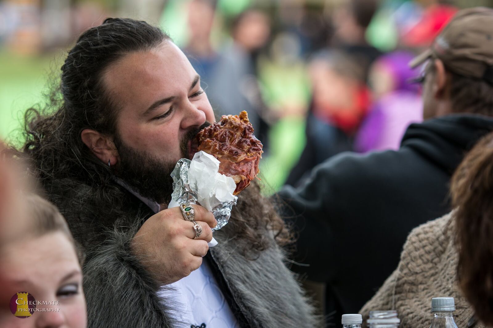 One of the most cherished traditions of The Ohio Renaissance Festival is the two-pound turkey legs. CONTRIBUTED PHOTO
