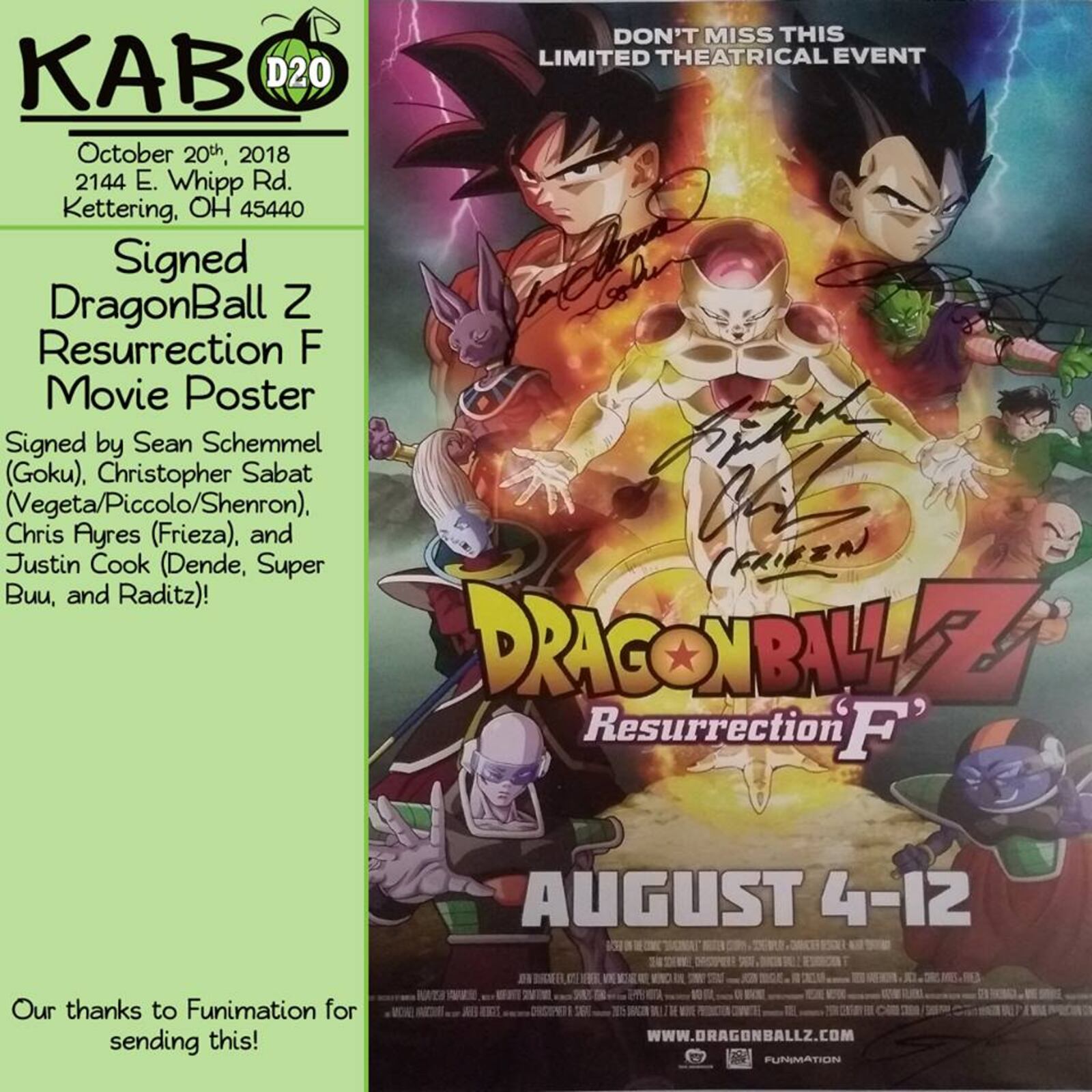 Kabo 2018: Fandom Fundraiser is a charity event to benefit Dayton Children’s Hospital through Extra Life Dayton. There will be gaming, a raffle, a costume contest, and a showing of the anime film, "Cowboy Bebop: The Movie." CONTRIBUTED