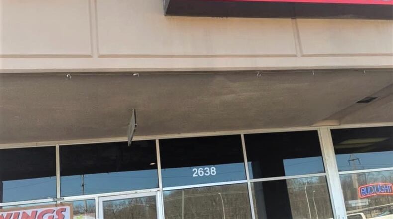 Storefront of Dad's Wings and Burgers, which opened Tuesday in Fairborn. CONTRIBUTED