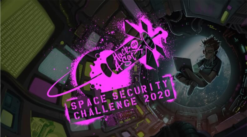 On Aug. 7-9, the Department of the Air Force and Department of Defense’s Defense Digital Service will premiere the Space Security Challenge 2020, a mixture of virtual workshops and prize challenges related to securing space systems, including a live Capture-the-Flag-style satellite hacking competition dubbed “Hack-A-Sat.” (Courtesy illustration)