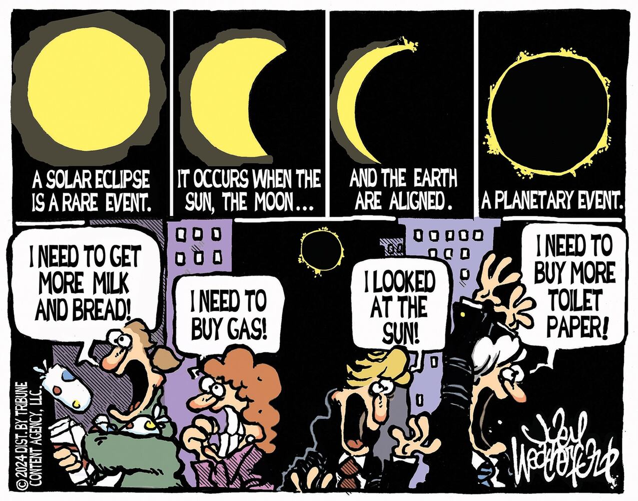 CARTOONS: Joey Weatherford, April 6, 2024