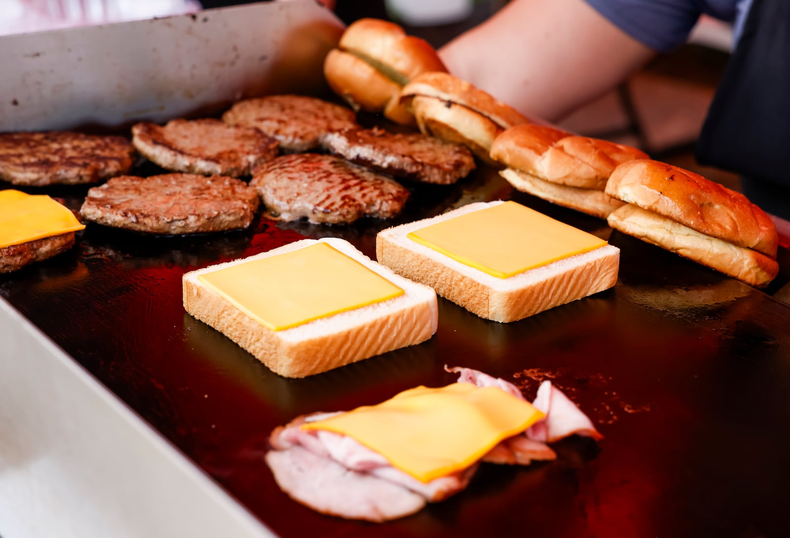 Liberty's Best is a combination of The Produce Stand and Farmhouse Grill at the Butler County Fair with a variety of salads, breakfast items, burgers, mac and cheese combos, crepes, fruit juices and more. NICK GRAHAM/STAFF
