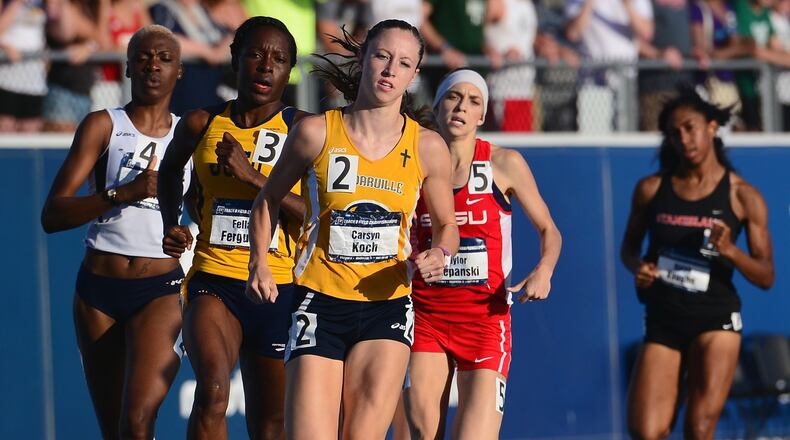 Excelling in outdoor pastimes is nothing new for Carsyn Koch, a Cedarville runner who is also a skilled hunter.