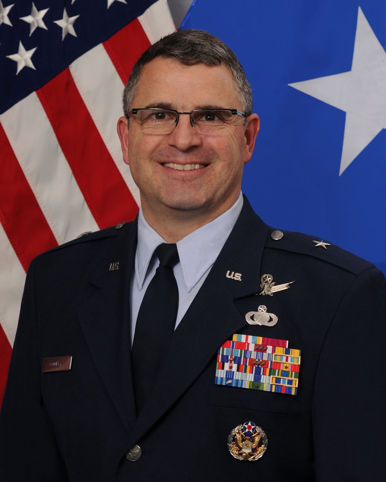 A photo of William Cooley when he was a brigadier general. Air Force image