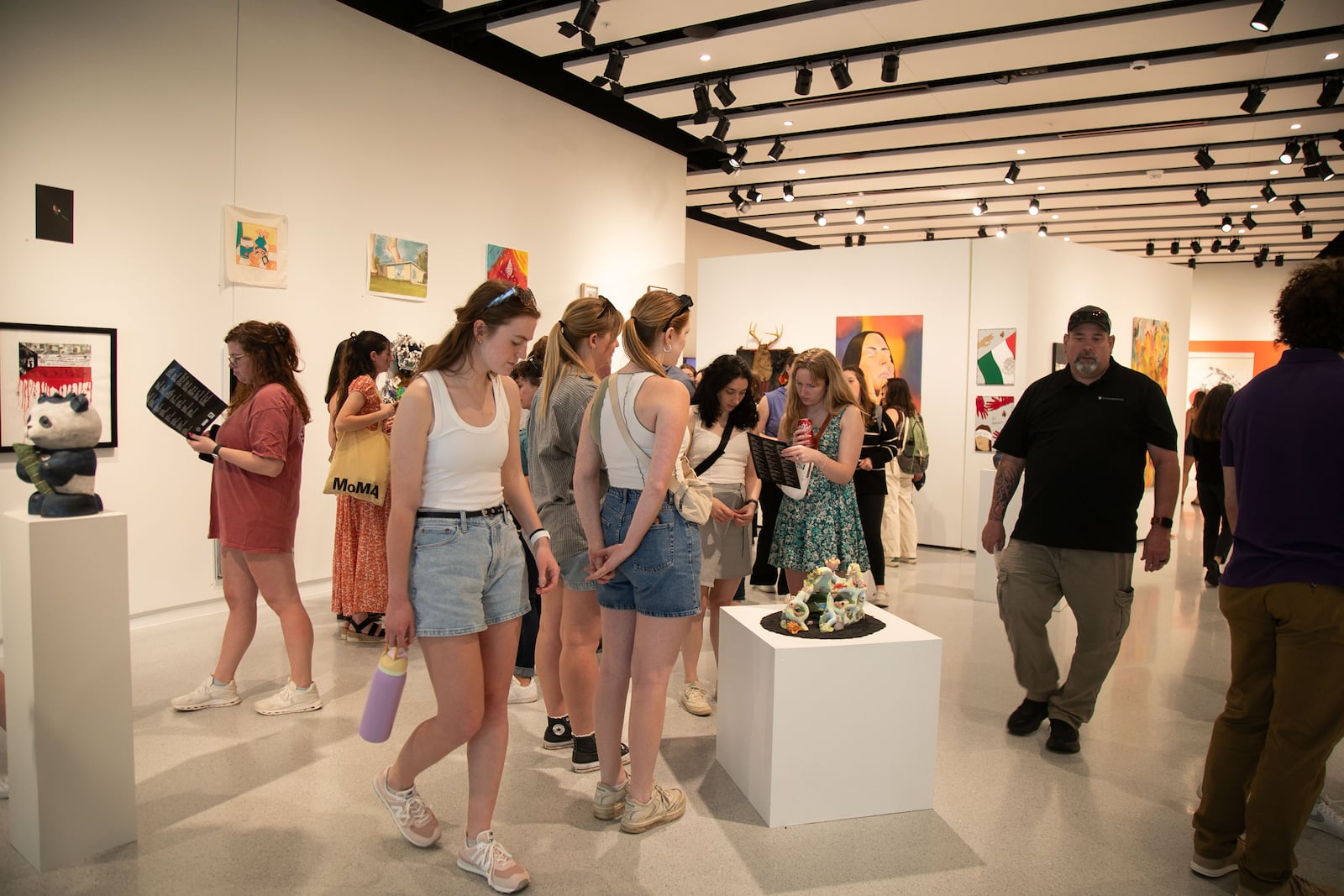 The art gallery at the Glass Center features new exhibits every six weeks. 
Submitted.