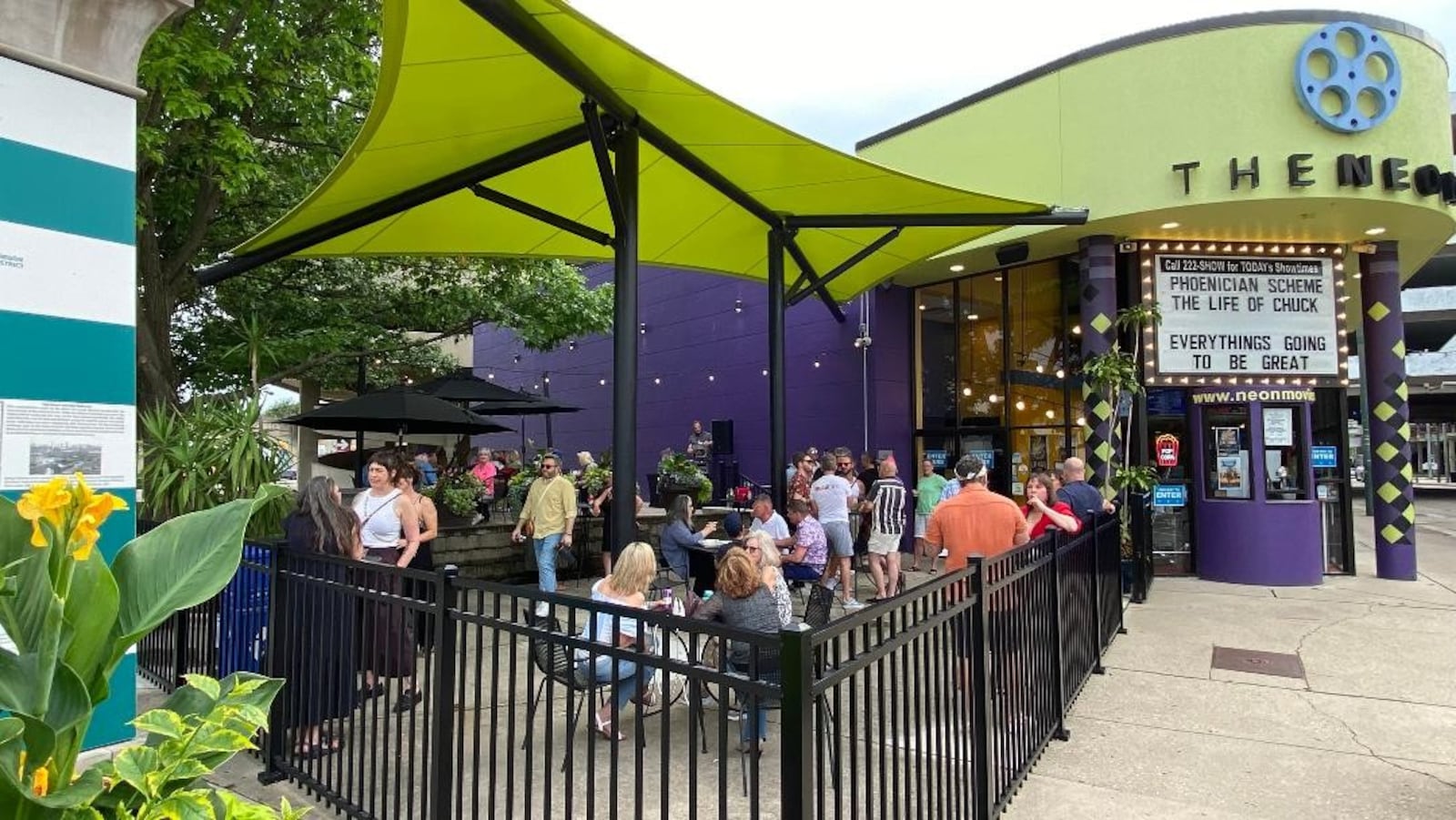 Patio parties have provided The NEON more opportunities for community outreach. CONTRIBUTED