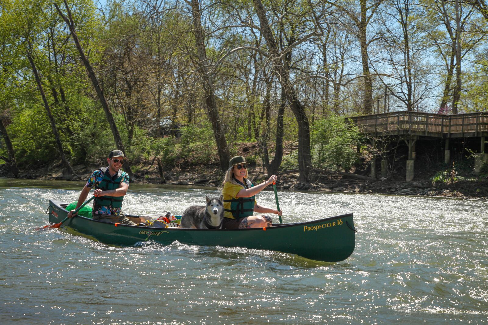Kayakers, canoers and stand-up paddle boarders can take to the water to cool off and get some exercise on White River near downtown Indianapolis. CONTRIBUTED