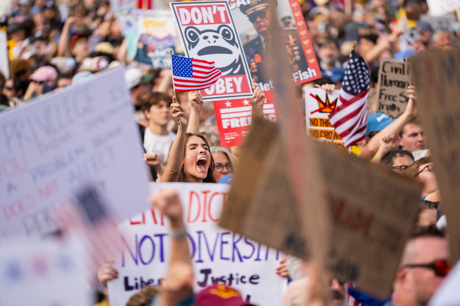 APTOPIX US No Kings Protest Washington