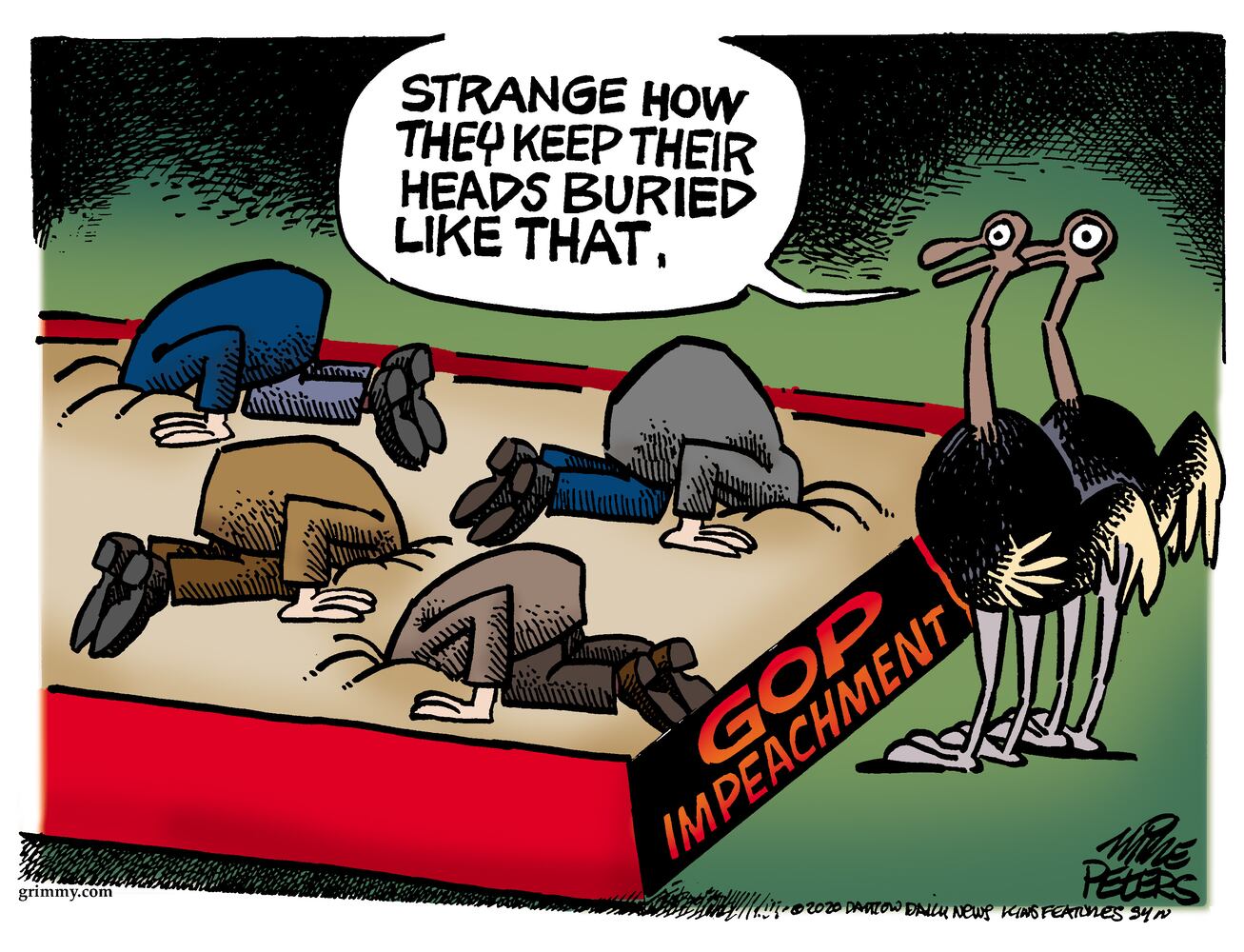 2020: The best of Pulitzer Prize winner Mike Peters political cartoons