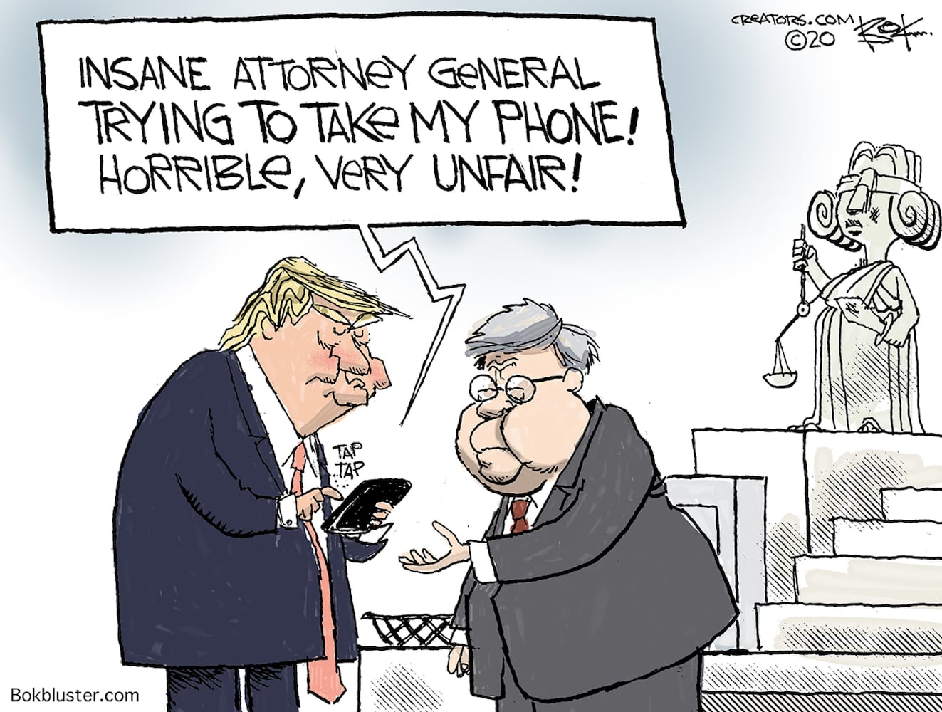 Week in cartoons: Bloomberg, Barr, pardons and more