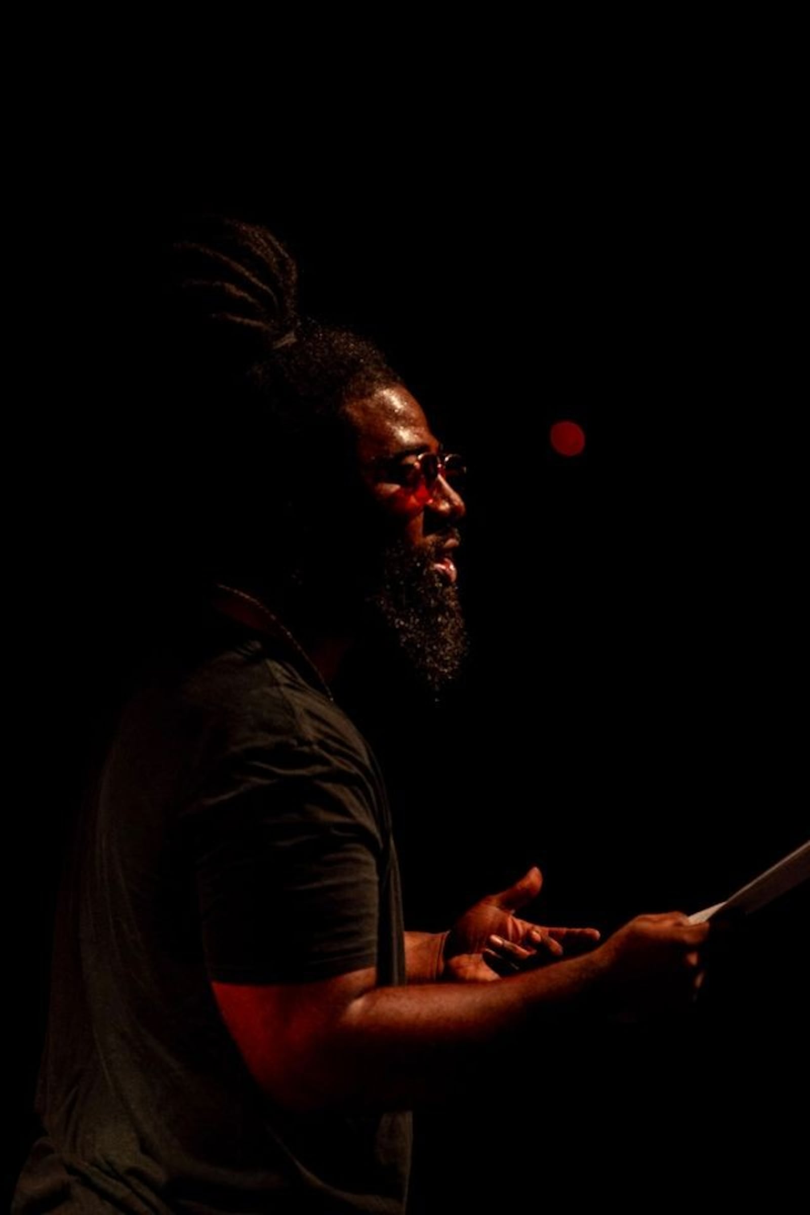 Dayton poet Leroy D.  Bean's "Baritone Hue" will return to the PNC Arts Annex April 17-18 following its 2024 premiere. CONTRIBUTED