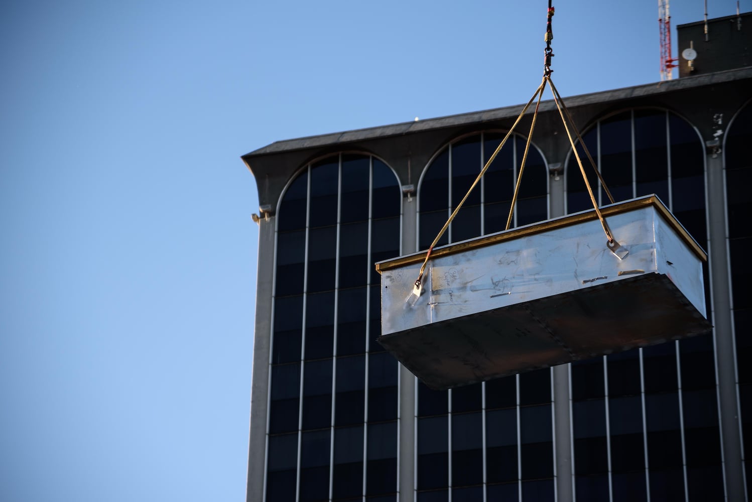 PHOTOS: Special delivery to Dayton Arcade