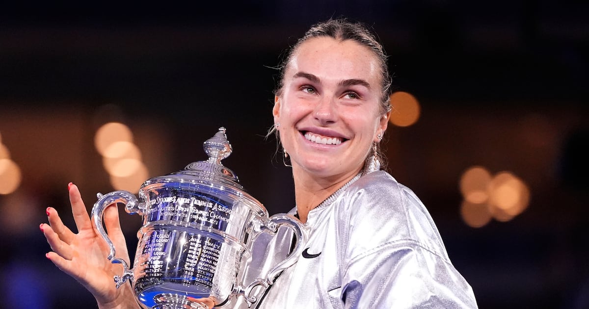 Aryna Sabalenka wins the US Open again after vowing to no longer lose control of her...
