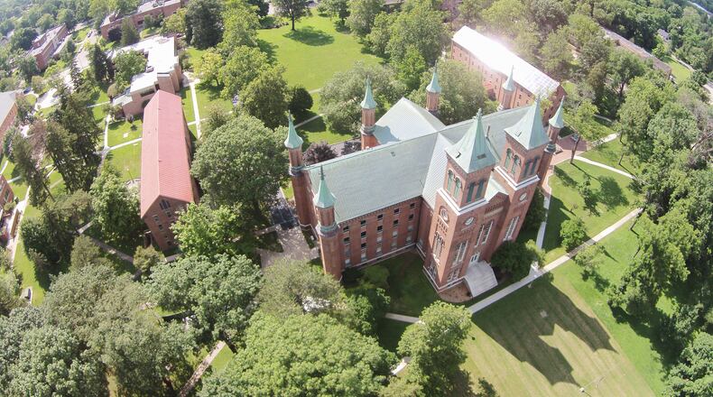 Aerial view of Antioch College in Yellow Springs. Contributed photo