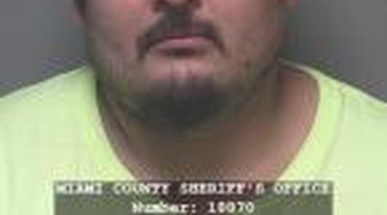 Hugo Zaragoza Avendano, Miami County Jail. CONTRIBUTED.