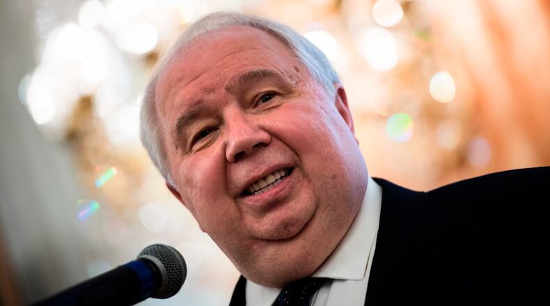 Russian Ambassador to the U.S. Sergey Kislyak is pictured on May 13, 2017, in Washington.