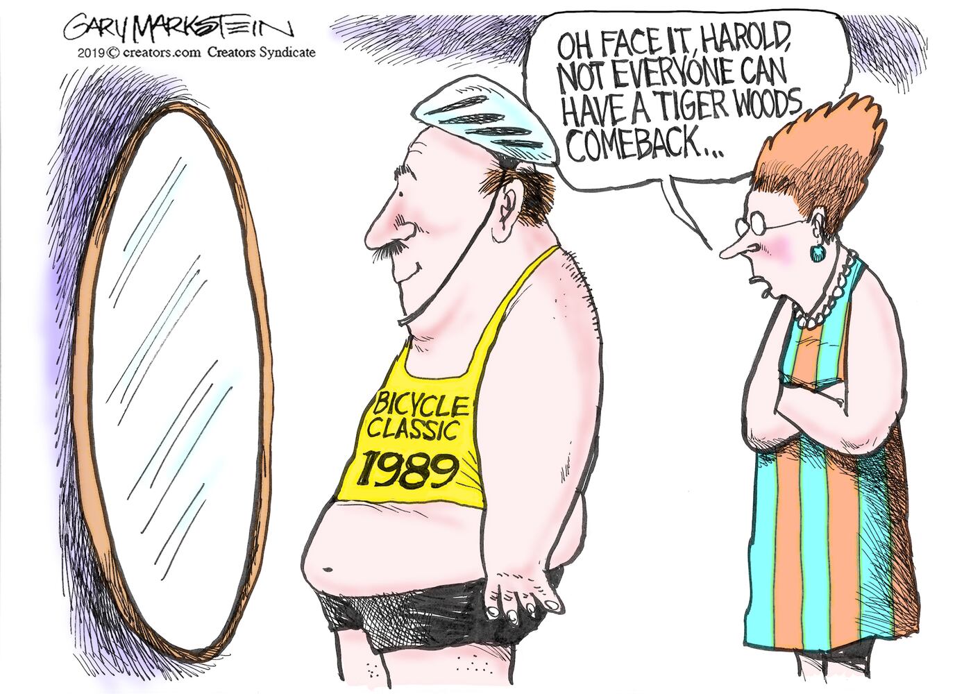 Week in cartoons: Notre Dame Cathedral fire, Tiger Woods and more