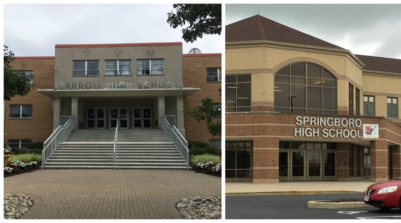 Springboro and Carroll high schools had college remediation rates around 10%, among the best in the Dayton area, according to the Ohio Department of Higher Education.