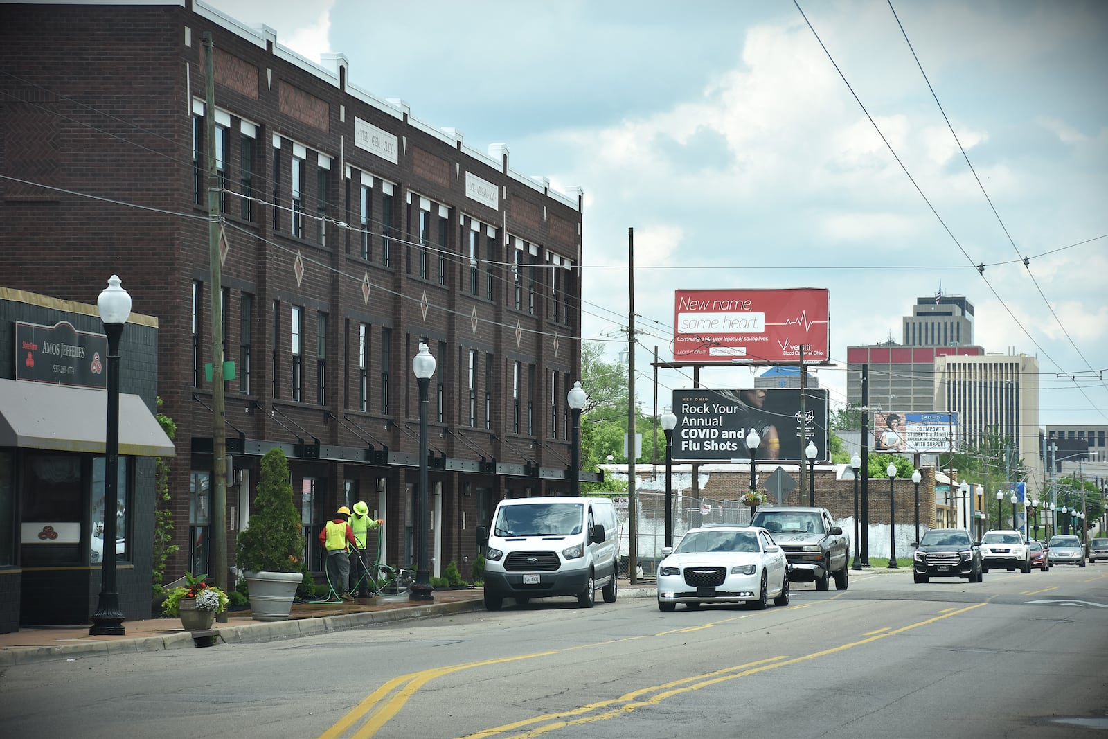 The Townhomes at Wright Dunbar is a new townhome project on the 1000 block of West Third Street in West Dayton. The site is across the river from downtown, not far from the Third Street Bridge. CORNELIUS FROLIK / STAFF