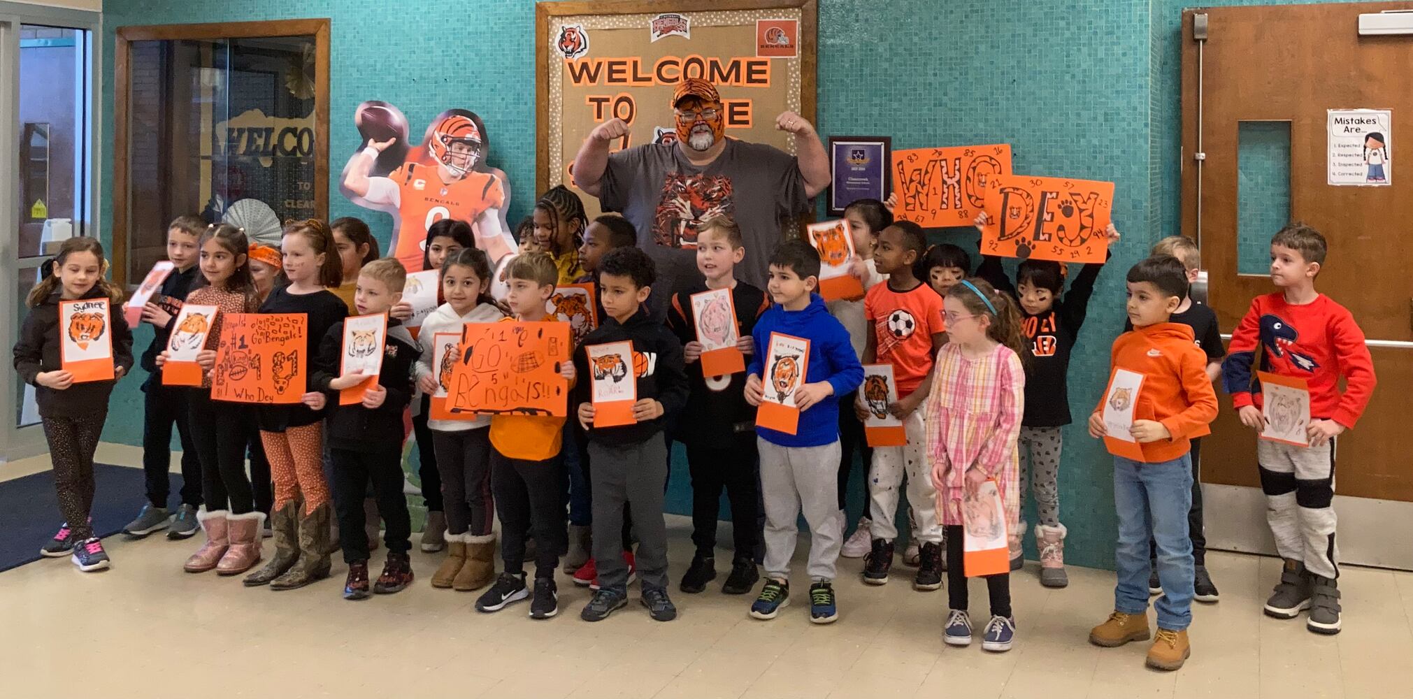 PHOTOS: Spring ‘Burrow’ schools celebrate ‘Who Dey FriDEY’
