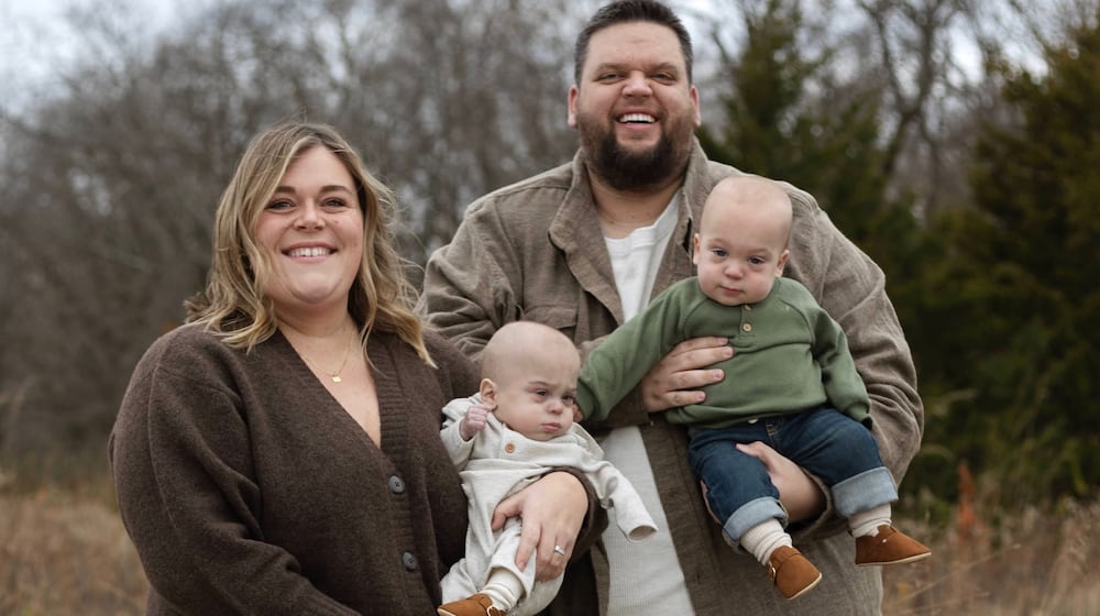 Halee and Cody Rudduck, of Xenia, holding their baby boys Jonah and Drew. Jonah spent 229 days in the newborn intensive care unit at Dayton Children's. Drew also spent 74 days in the NICU at Kettering Health Main Campus. Jonah and Drew were born on Jan. 24, 2025 at Kettering Health Main Campus at a little more than 27 weeks into Halee's pregnancy due to complications stemming from Twin-to-Twin Syndrome. Now, both boys are home, and Halee said Cody and she are excited to start Christmas traditions with them. CONTRIBUTED