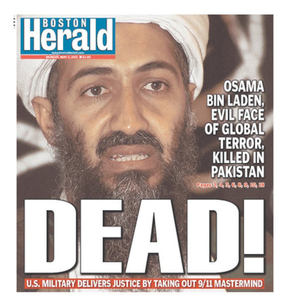 Newspapers report Osama bin Laden's death