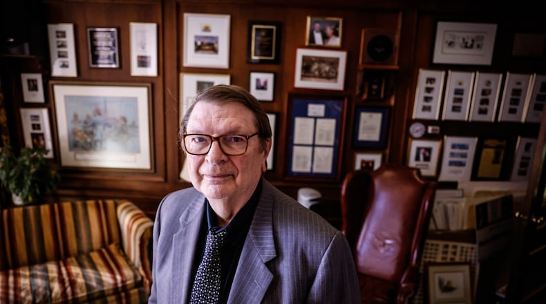 Dayton attorney Merle WIlberding will this week receive the Ohio State Bar Foundation's Ritter Award. Wilberding has been practicing law in Dayton for over 50 years and has traveled to over 100 countries. JIM NOELKER/STAFF