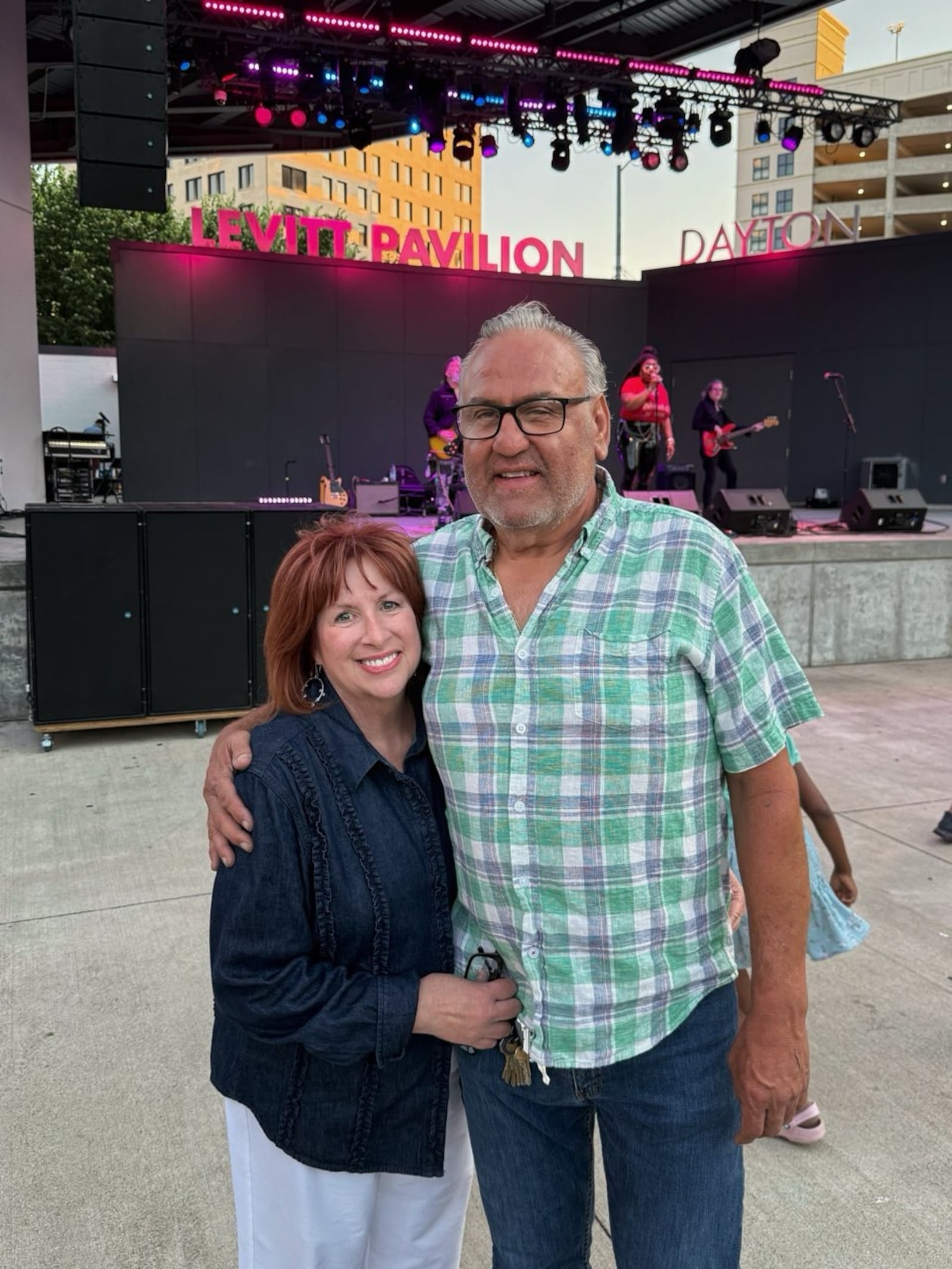 Carol and Richard Lundin advocate for the arts. Here, they are pictured at the Levitt Pavilion where Carol is board chair.
CONTRIBUTED