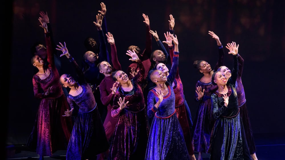 The Dayton Contemporary Dance Company presented 'Black by Popular Demand', the second of two shows at Victoria Theatre in downtown Dayton on Sunday, March 1, 2026. Performances featured in this gallery are as follows: “WAWA ABA” by Stafford C. Berry, “Call(ing)” by Qarrianne Blayr, “Martyrs’ Road” by Kevin Ward and “In My Father’s House” by Debbie Blunden-Diggs with special guest GD Harris. TOM GILLIAM / CONTRIBUTING PHOTOGRAPHER