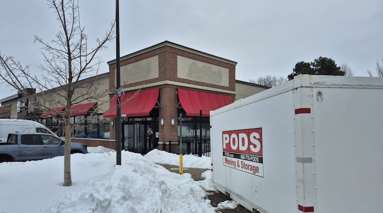 Giordano's near the Mall at Fairfield Commons in Beavercreek has suddenly closed. MICHAEL KURTZ / STAFF