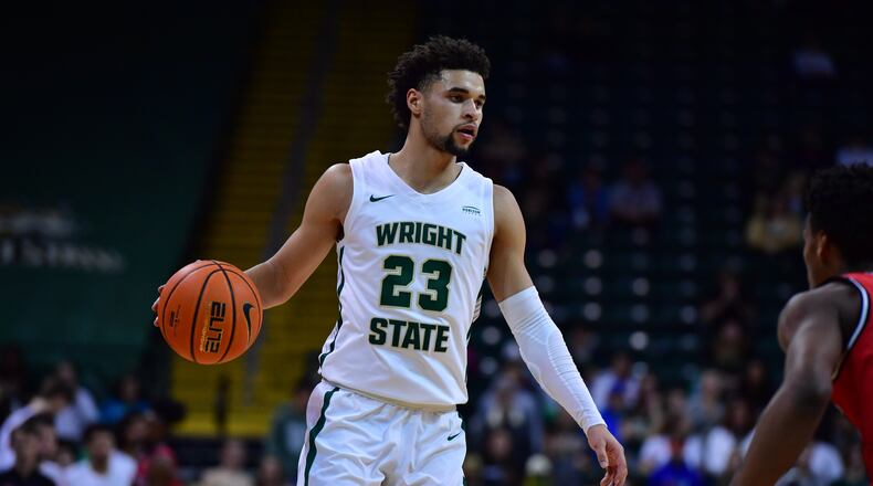 Wright State's Tanner Holden during a game vs. Youngstown State at the Nutter Center on Feb. 1, 2024. Joe Craven/Wright State Athletics