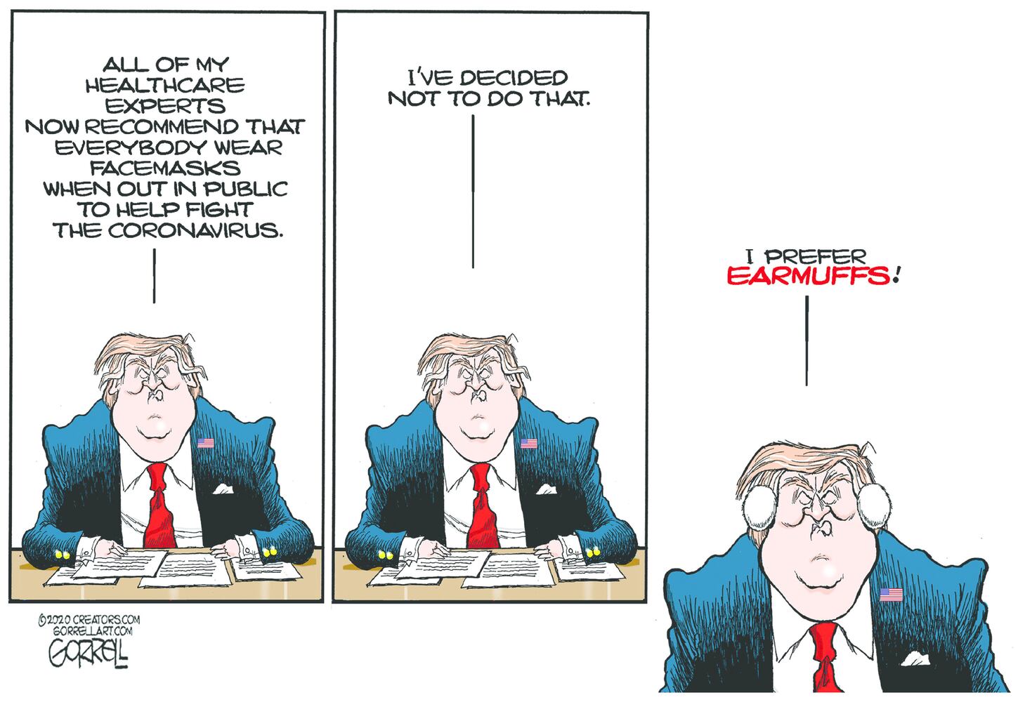 Week in cartoons: Essential business, stimulus checks and more